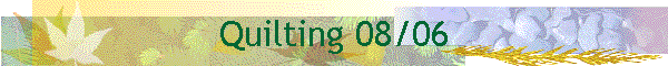 Quilting 08/06